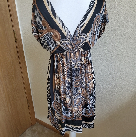 Animal Print Dress/Tunic - Picture 5 of 7